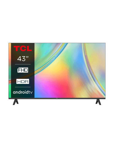 TV Set, TCL, 43", 1920x1080, Wireless LAN, Bluetooth, Android TV, Black, 43S5400A