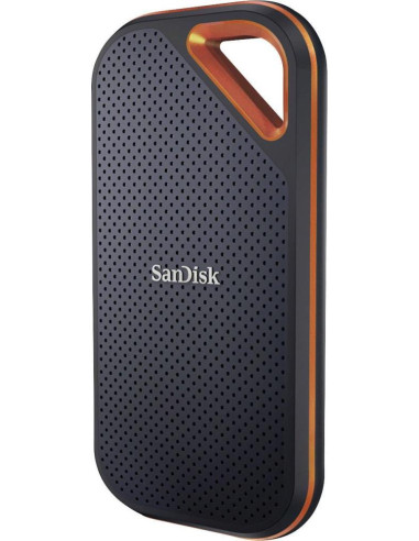 External SSD, SANDISK, Extreme Pro, 4TB, USB-C, Write speed 2000 MBytes/sec, Read speed 2000 MBytes/sec, SDSSDE81-4T00-G25