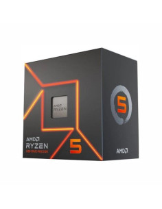 CPU, AMD, Desktop, Ryzen 5, 7600, Raphael AM5, 3800 MHz, Cores 6, 32MB, Socket SAM5, 65 Watts, GPU Radeon, BOX, 100-100001015BO