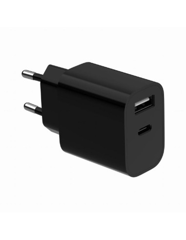 CHARGER USB UNIVERSAL BLACK/2P TA-UC-2AC12-01-BK GEMBIRD