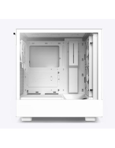 Case, NZXT, H5 Flow, MidiTower, Not included, ATX, MicroATX, MiniITX, Colour White, CC-H52FW-01