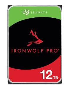 HDD, SEAGATE, IronWolf Pro, 12TB, SATA, 256 MB, 7200 rpm, 3,5", ST12000NT001