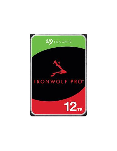 HDD, SEAGATE, IronWolf Pro, 12TB, SATA, 256 MB, 7200 rpm, 3,5", ST12000NT001