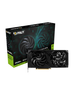 Graphics Card, PALIT, NVIDIA GeForce RTX 4060 Ti, 8 GB, GDDR6, 128 bit, PCIE 4.0 16x, GPU 2310 MHz, Dual Slot Fansink, 1xHDMI, 