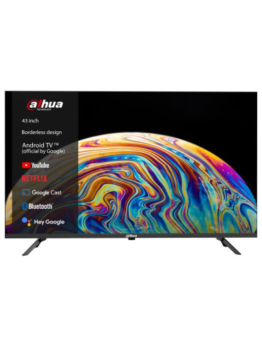 TV Set, DAHUA, 39.5", Smart/FHD, 1920x1080, Android TV, Black, DHI-LTV40-SD200