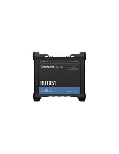 Wireless Router, TELTONIKA, Wireless Router, 3x10/100M, LAN WAN ports 1, RUT951