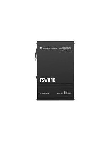Switch, TELTONIKA, TSW040, 8xRJ45, PoE+ ports 8, 240 Watts, TSW040