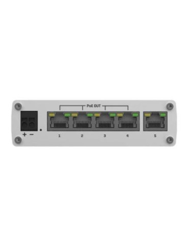 Switch, TELTONIKA, TSW101, 5xRJ45, PoE ports 4, 60 Watts, TSW101