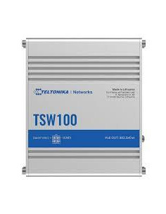 Switch, TELTONIKA, TSW100000000, PoE+ ports 4, 120 Watts, TSW100