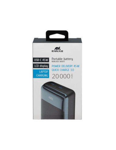 POWER BANK USB 20000MAH/VA1075 RIVACASE