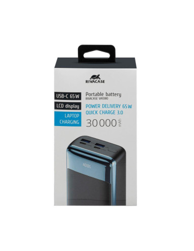 POWER BANK USB 30000MAH/VA1080 RIVACASE