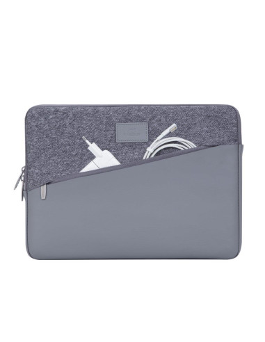 NB SLEEVE EGMONT 13.3"/7903 GREY RIVACASE