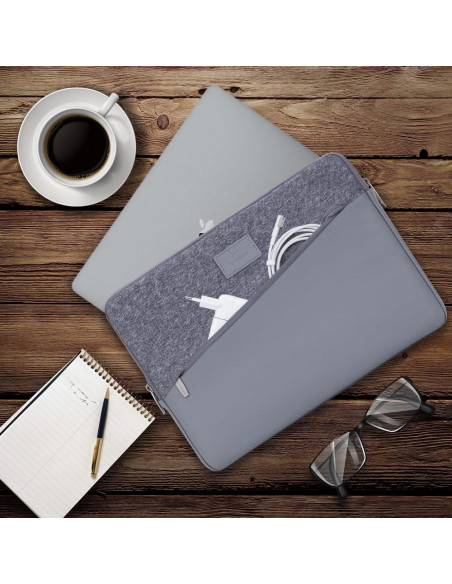 NB SLEEVE EGMONT 13.3"/7903 GREY RIVACASE