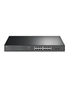 Switch, TP-LINK, TL-SG1218MPE, Desktop/pedestal, Rack, 16x10Base-T / 100Base-TX / 1000Base-T, PoE+ ports 16, 192 Watts, TL-SG12