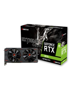 Graphics Card, BIOSTAR, NVIDIA GeForce RTX 3070, 8 GB, GDDR6, 256 bit, PCIE 4.0 16x, GPU 1500 MHz, Dual Slot Fansink, 1xHDMI, 3