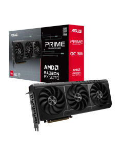 Graphics Card, ASUS, AMD Radeon RX 9070, 16 GB, GDDR6, 256 bit, PCIE 5.0 16x, Triple slot Fansink, 1xHDMI, 3xDisplayPort, PRIME