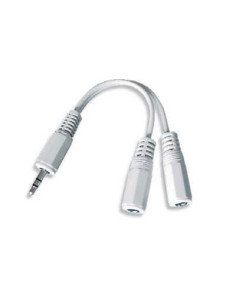 CABLE AUDIO SPLITTER 3.5MM/10CM WHT CCA-415-0.1M GEMBIRD