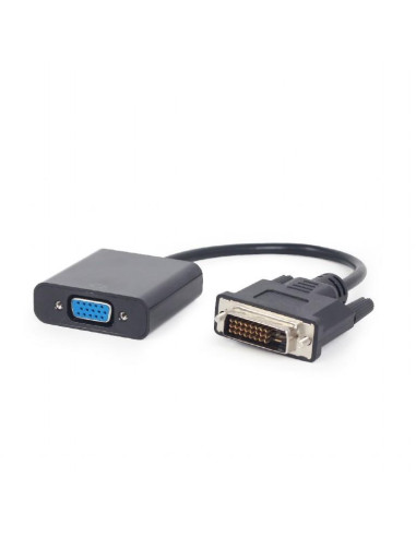 I/O ADAPTER DVI TO VGA/BLACK A-DVID-VGAF-01 GEMBIRD