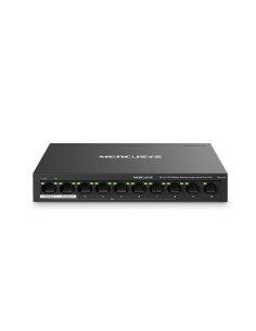 Switch, MERCUSYS, Desktop/pedestal, 10x10Base-T / 100Base-TX, PoE+ ports 8, MS110P