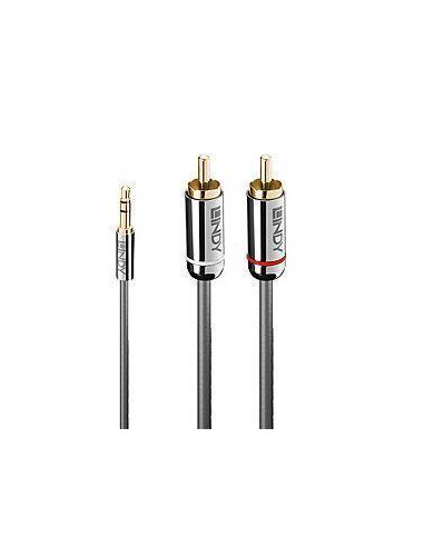 CABLE AUDIO 3.5MM TO PHONO 1M/35333 LINDY