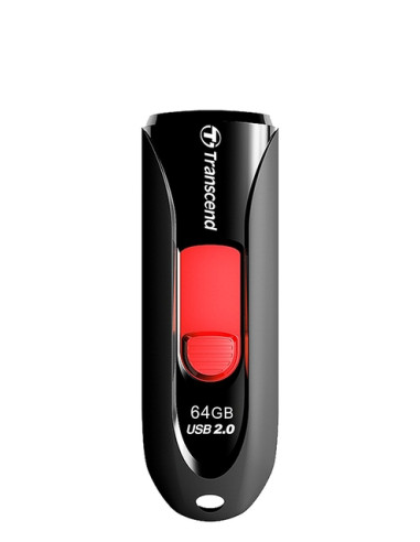 MEMORY DRIVE FLASH USB2 64GB/590 TS64GJF590K TRANSCEND