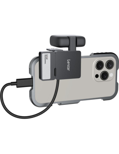 External SSD, LEXAR, SL400 with Hub, 1TB, Write speed 1000 MBytes/sec, Read speed 1050 MBytes/sec, LSL400S001T-RNBNG