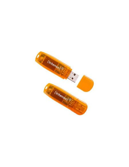 MEMORY DRIVE FLASH USB2 2X64GB/RAINBOW 3502492 INTENSO