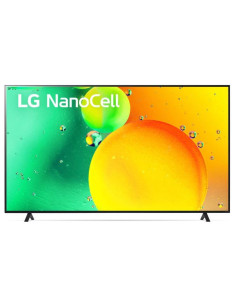 TV Set, LG, 75", 4K/Smart, 3840x2160, Wireless LAN, Bluetooth, Black, 75NANO753QA