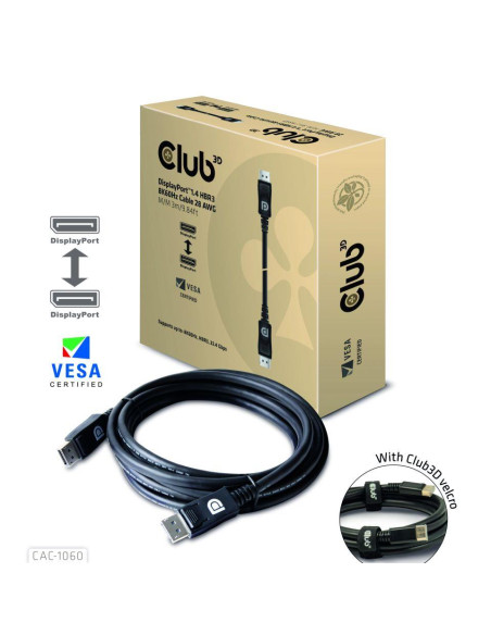 CABLE DP TO DP 3M/M/M CAC-1060 CLUB3D