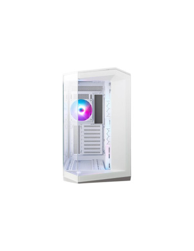 Case, MSI, MAG PANO 100R PZ, MidiTower, Case product features Transparent panel, ATX, MicroATX, MiniITX, Colour White, MAGPANO1