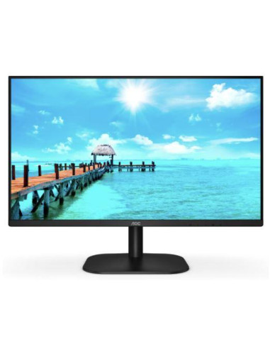 LCD Monitor, AOC, 24B2XH/EU, 23.8", Business, Panel IPS, 1920x1080, 16:9, 75Hz, 4 ms, Tilt, Colour Black, 24B2XH/EU