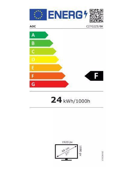 LCD Monitor, AOC, C27G2Z3/BK, 27", Gaming/Curved, Panel VA, 1920x1080, 16:9, 240Hz, Matte, 1 ms, Tilt, C27G2Z3/BK LCD Monitor, AOC, C27G2Z3/BK, 27", Gaming/Curved, Panel VA, 1920x1080, 16:9, 240Hz, Matte, 1 ms, Tilt, C27G2Z3/BK