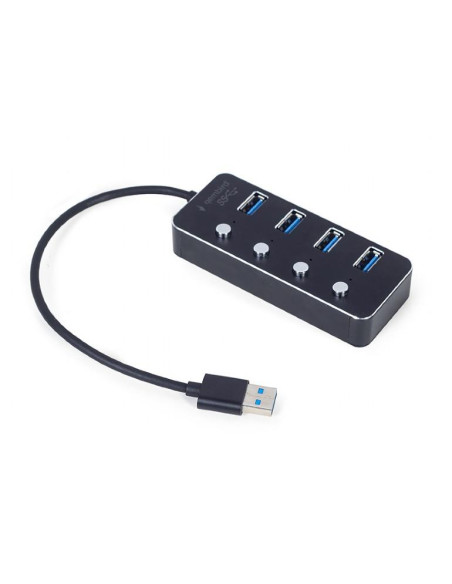 I/O HUB USB3 4PORT/UHB-U3P4P-01 GEMBIRD I/O HUB USB3 4PORT/UHB-U3P4P-01 GEMBIRD