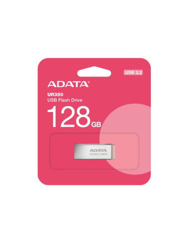 MEMORY DRIVE FLASH USB3.2 128G/BROWN UR350-128G-RSR/BG ADATA