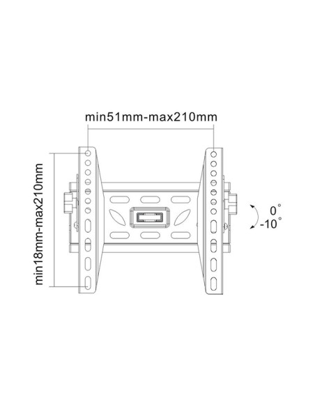 TV SET ACC WALL MOUNT BLACK/24-40" LED-W220 NEOMOUNTS TV SET ACC WALL MOUNT BLACK/24-40" LED-W220 NEOMOUNTS