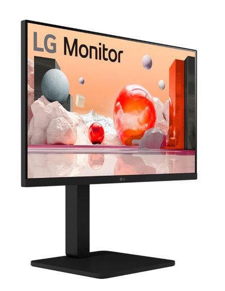 LCD Monitor, LG, 24BA550-B, 24", Panel IPS, 1920x1080, 16:9, 100 Hz, Matte, 5 ms, Speakers, Swivel, Pivot, Height adjustable, T