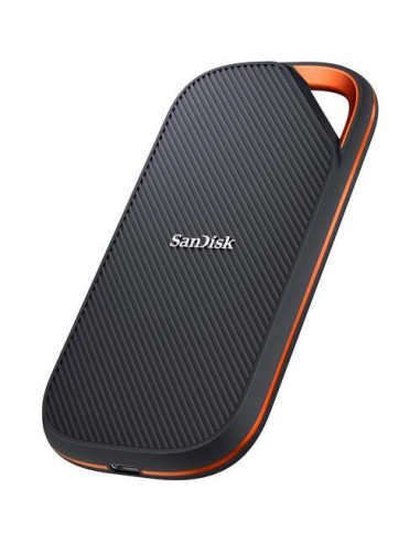 External SSD, SANDISK, Extreme Pro, 2TB, USB-C, Write speed 3700 MBytes/sec, Read speed 3800 MBytes/sec, SDSSDE82-2T00-G25