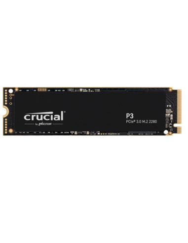 SSD, CRUCIAL, P3, 4TB, M.2, PCIE, NVMe, 3D NAND, Write speed 3000 MBytes/sec, Read speed 3500 MBytes/sec, TBW 800 TB, CT4000P3S