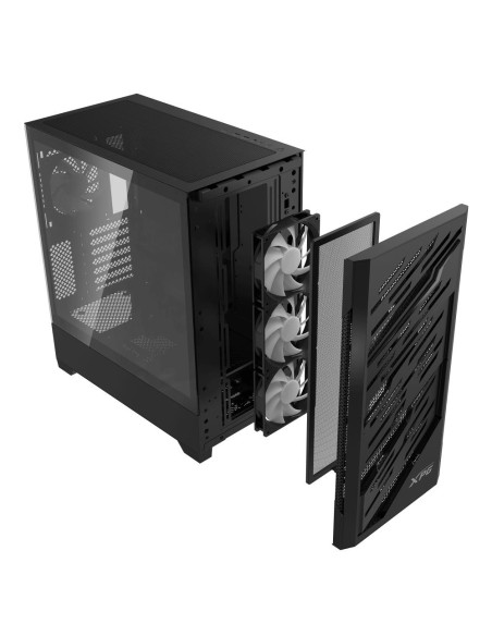 Case, ADATA, STARKER AIR BTF, MidiTower, ATX, EATX, MicroATX, MiniITX, Colour Black, STARKERAIRBTFMTA-BKCWW