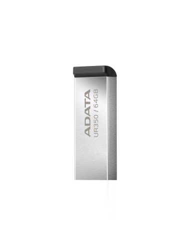 MEMORY DRIVE FLASH USB3.2 64GB/BLACK UR350-64G-RSR/BK ADATA