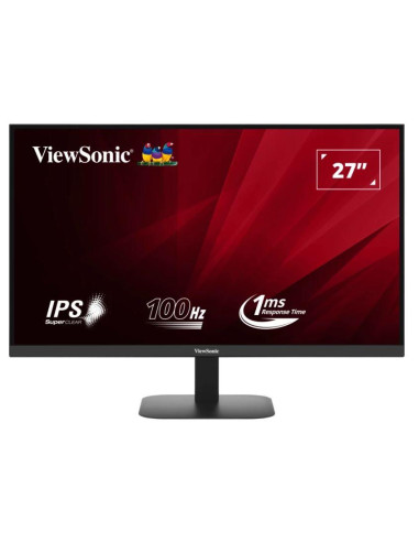LCD Monitor, VIEWSONIC, VA2708-2K-HD, 27", 4K, Panel IPS, 2560x1440, 100Hz, Matte, 1 ms, Tilt, Colour Black, VA2708-2K-HD