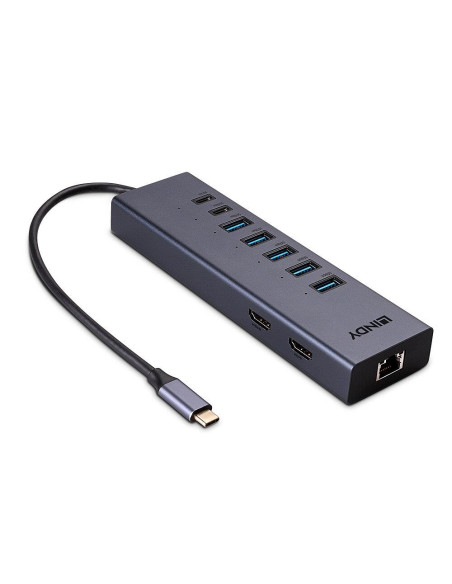 I/O DOCKING STATION USB-C/DST-MINI DUO 43373 LINDY I/O DOCKING STATION USB-C/DST-MINI DUO 43373 LINDY