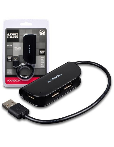 I/O HUB USB2.0 4PORT READY/0.2M HUE-X4B AXAGON