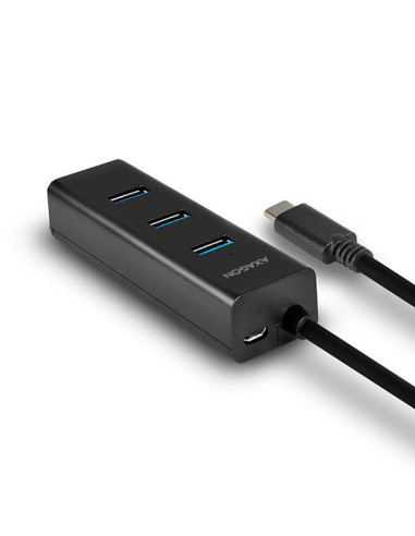 I/O HUB USB-C 4PORT CHARGING/0.4M HUE-S2C AXAGON