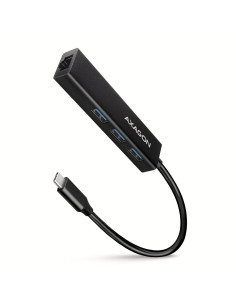 I/O HUB USB-C 4PORT GLAN/0.2M HMC-GL3A AXAGON