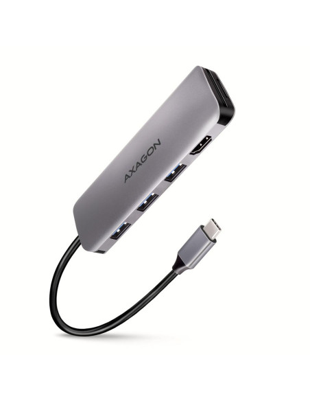 I/O HUB USB-C 5IN1/0.2M HMC-HCR3A AXAGON I/O HUB USB-C 5IN1/0.2M HMC-HCR3A AXAGON
