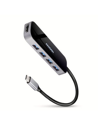 I/O HUB USB-C 6IN1/0.2M HMC-6H4A AXAGON
