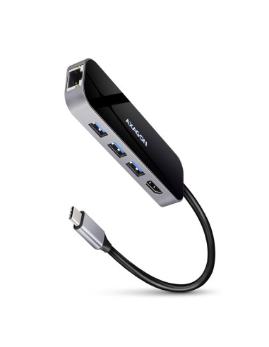 I/O HUB USB-C 6IN1/0.2M HMC-6GL AXAGON