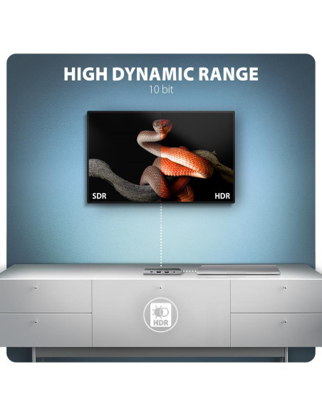 I/O HUB USB-C 9IN1 5GBPS/0.2M HMC-8HLSA AXAGON I/O HUB USB-C 9IN1 5GBPS/0.2M HMC-8HLSA AXAGON