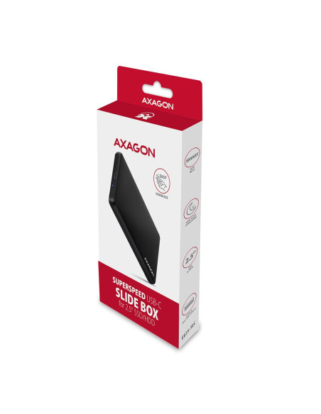 HDD ACC ENCLOSURE 2.5"/USB-C EE25-SLC AXAGON